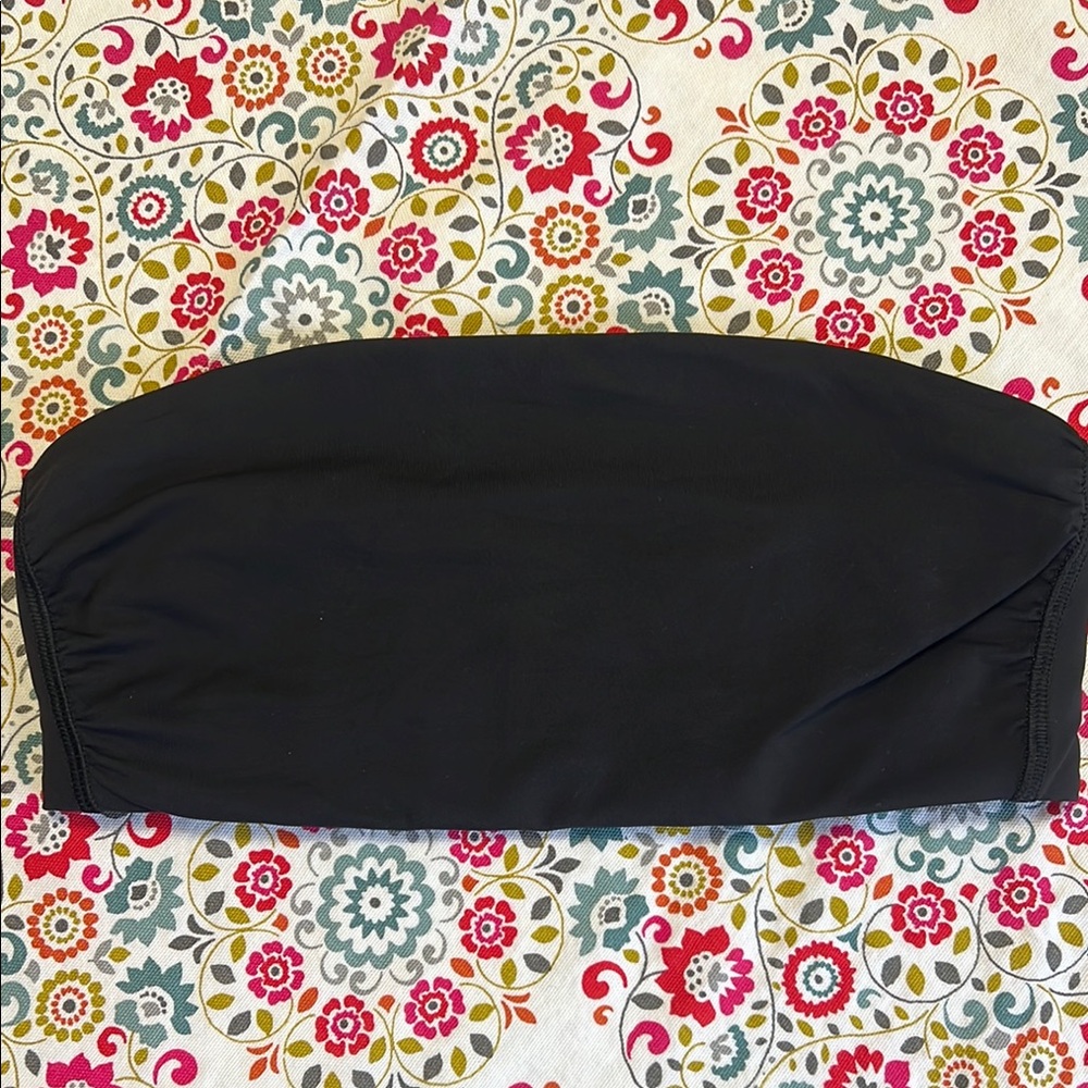 Lululemon Black Strapless Bandeau